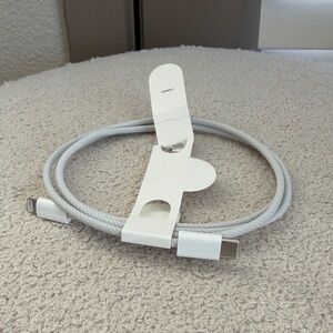 Apple type c to lightning Silver Charging Cable